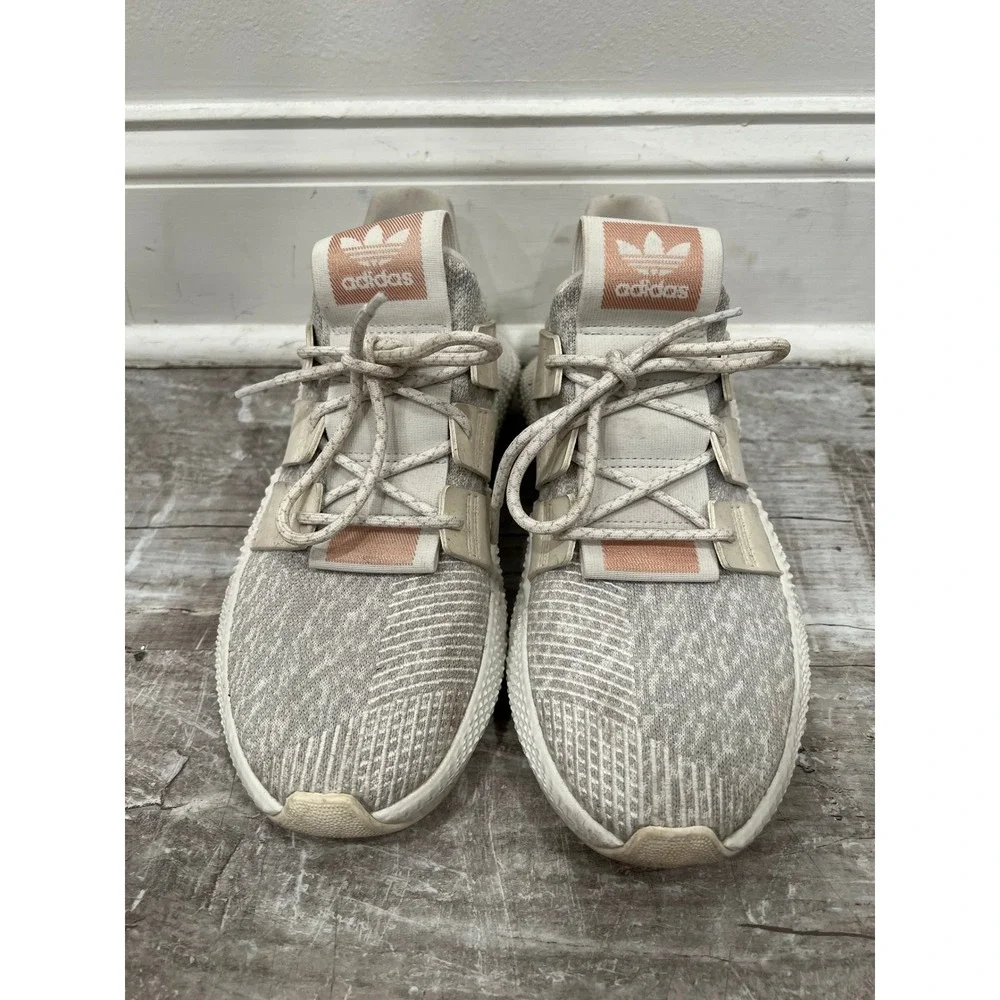 Adidas Prophere Grey Cream Pink Women's Sneakers CQ2542 Size 8.5 Low Top Shoes